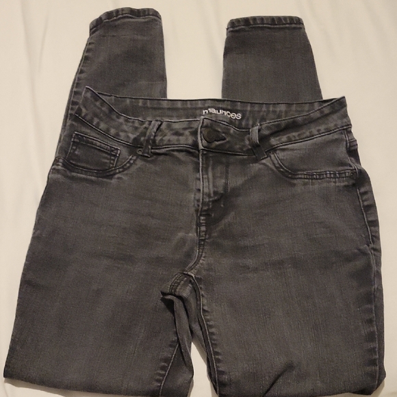 Maurices Denim - 💲Maurices Distressed Black Colored Jeans. Sz Medium Long 3/$8